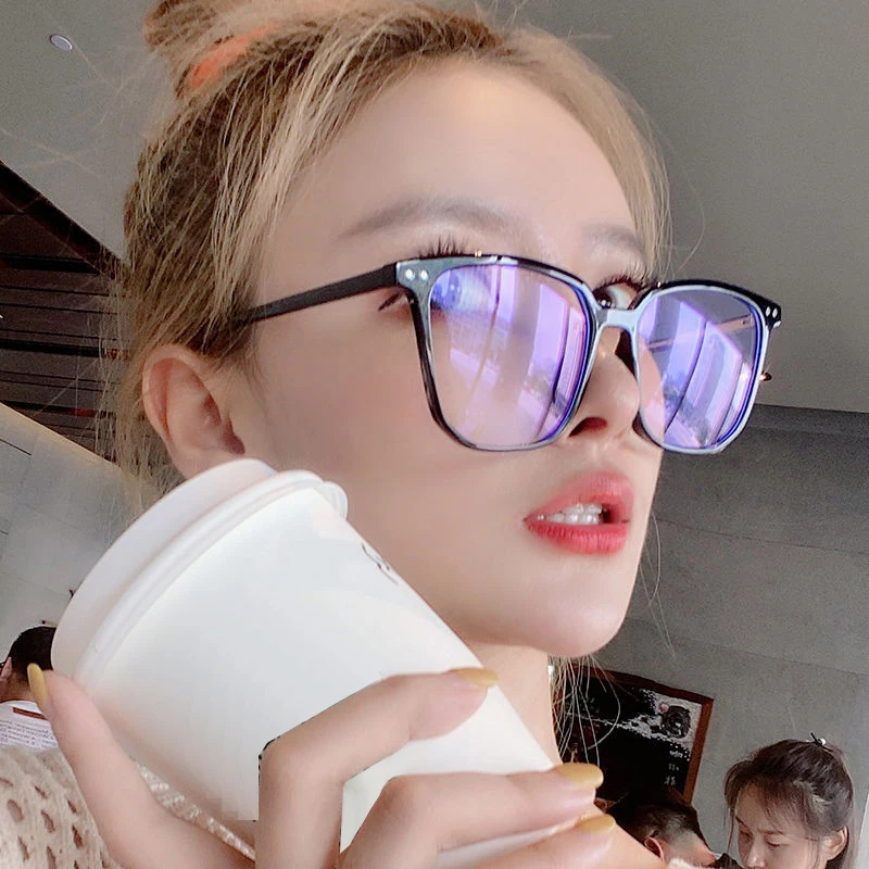 Прозрачная оправа для компьютерных очков мужчин и женщин квадратные