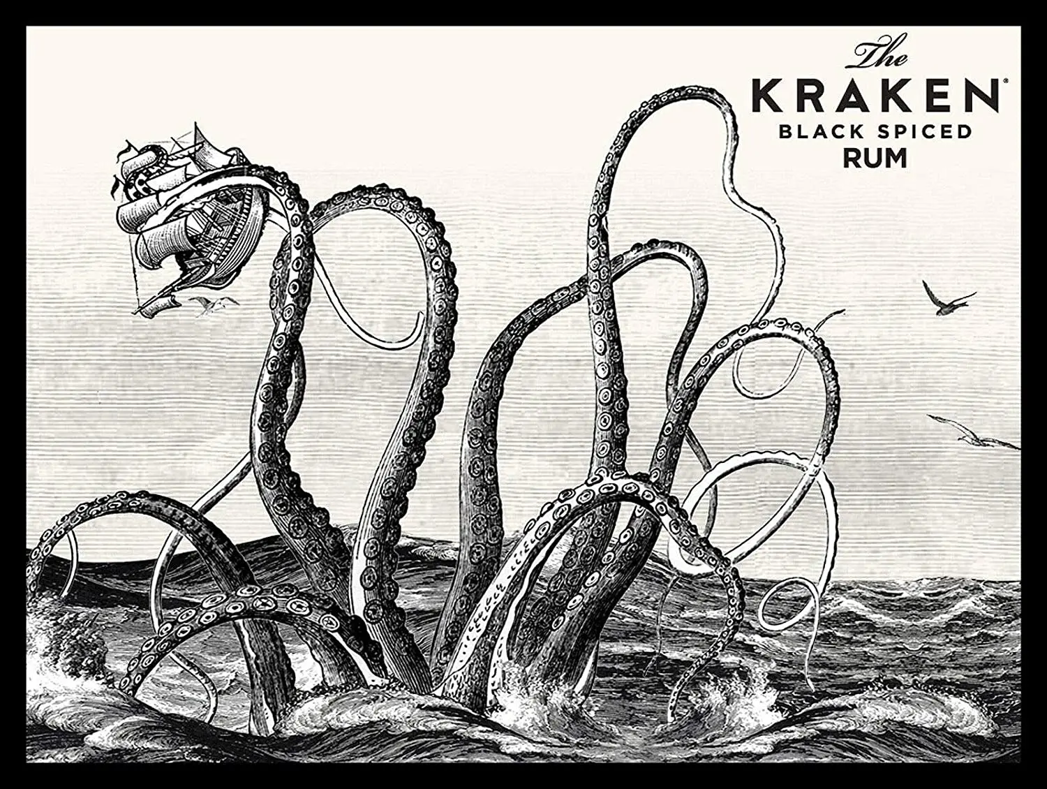 Kraken Rum винтажный Ретро Декор металлический жестяной знак 8x12 дюймов - купить по