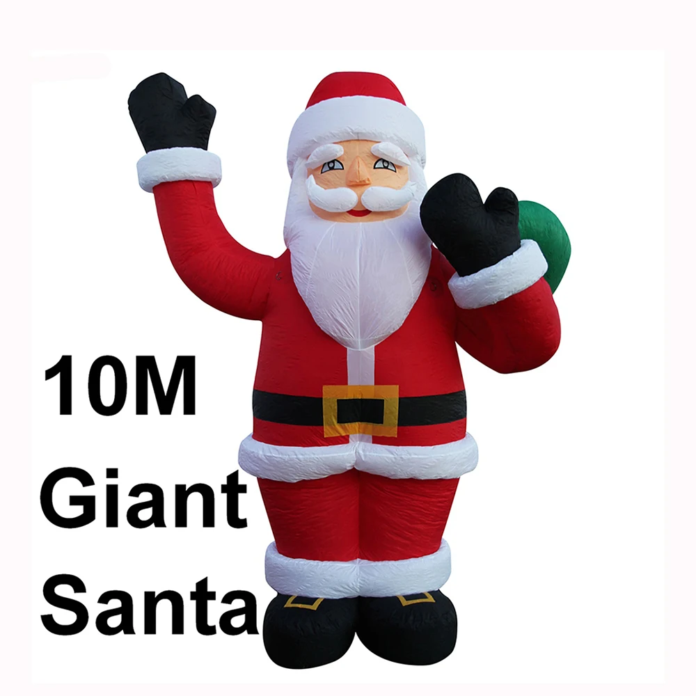 

26ft Giant Inflatable Santa Claus Christmas Inflatable Outdoor Decoration For Yard Party Xmas Decorations Inflatable With Blower