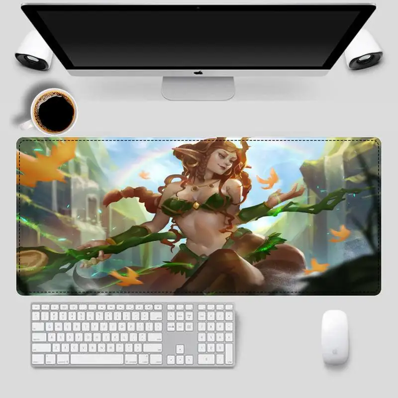 40x90 см Naga Siren Dota 2 игровой коврик для мыши клавиатуры Настольный игровые