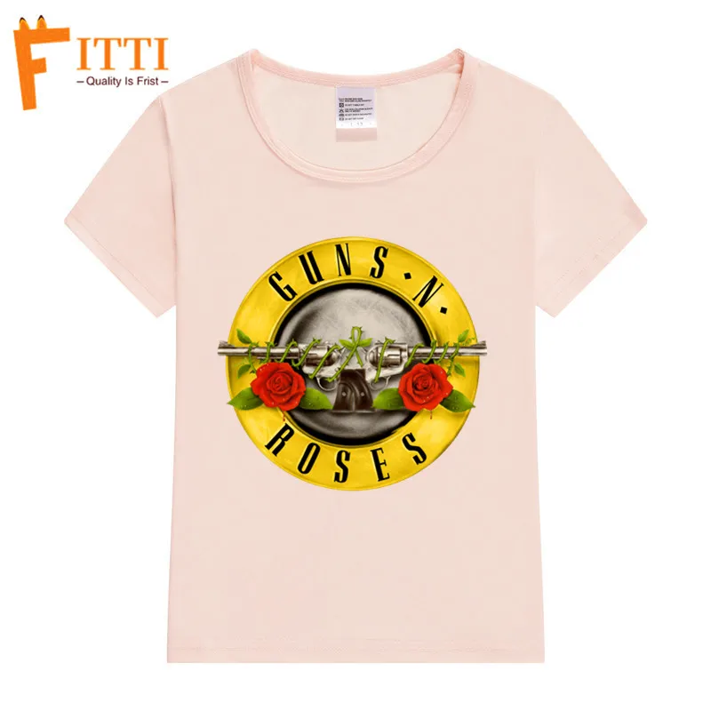 Одинаковые комплекты для семьи хлопковая Футболка с принтом пистолет и розы