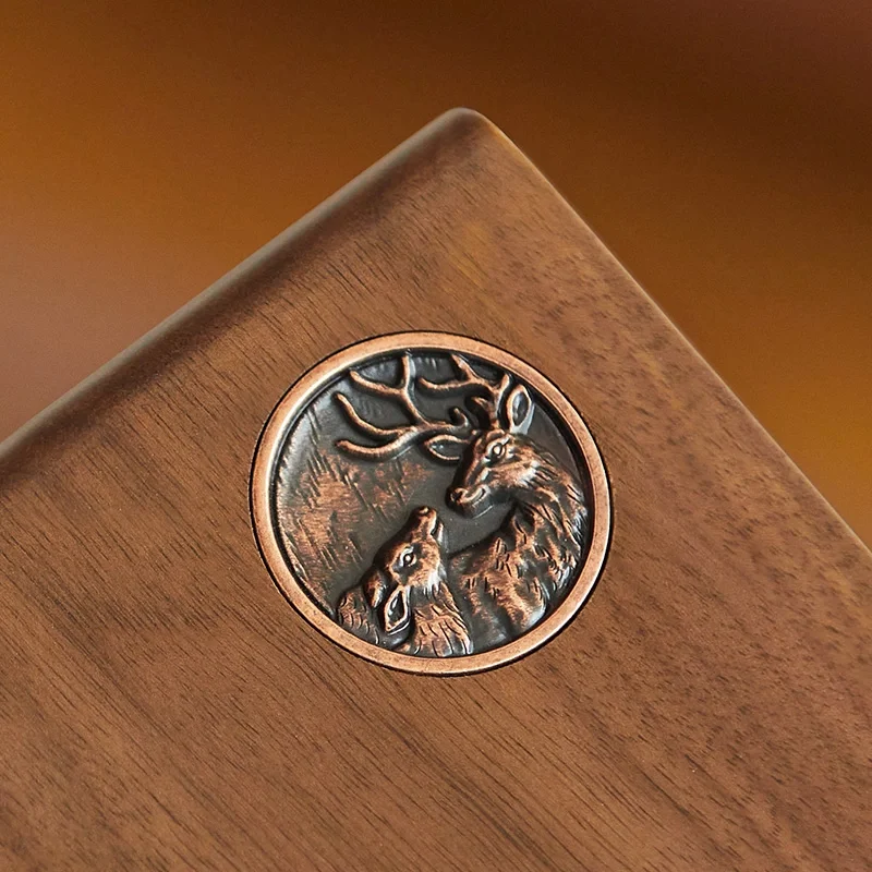 Запираемая копилка для денег черная ореховая деревянная банкнот сберегательная