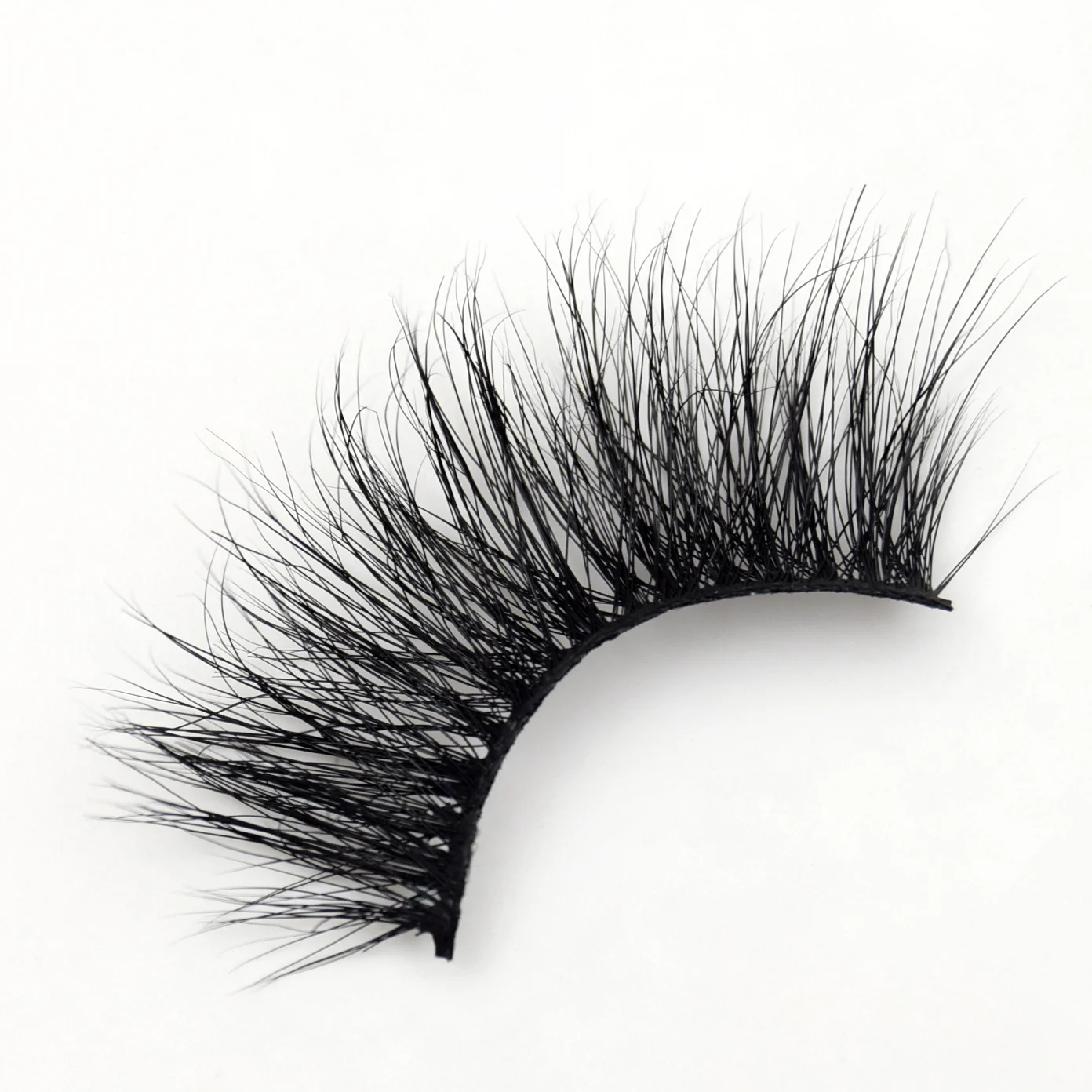 Норковые ресницы для наращивания Visofree E76 натуральные длиной 25 мм диаметром 100%