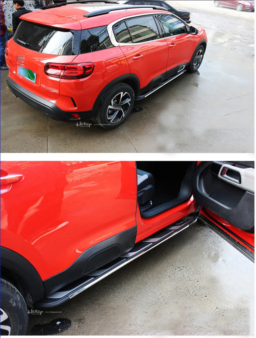 Новое поступление nerf бар Беговая доска боковой шаг бар для Citroen C5 AIRCROSS, педаль из алюминиевого сплава, отличное качество, популярный стиль