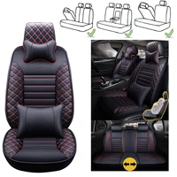 universal car seat cover set pu leather car cushion auto for honda accord 7 8 9 2003 2007 2008 2009 brv br v city 2006 2016 2017