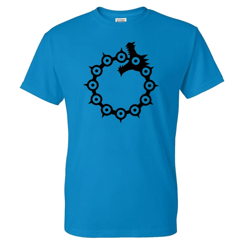 Футболка с рисунком дракона из семи смертных грехов уличная одежда футболка