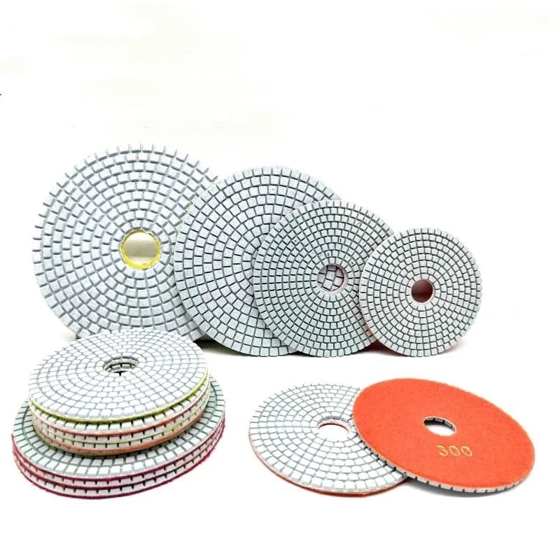 5 шт./лот влажные гибкие Алмазные полировальные колодки 6 дюймов 150x30 мм напольные