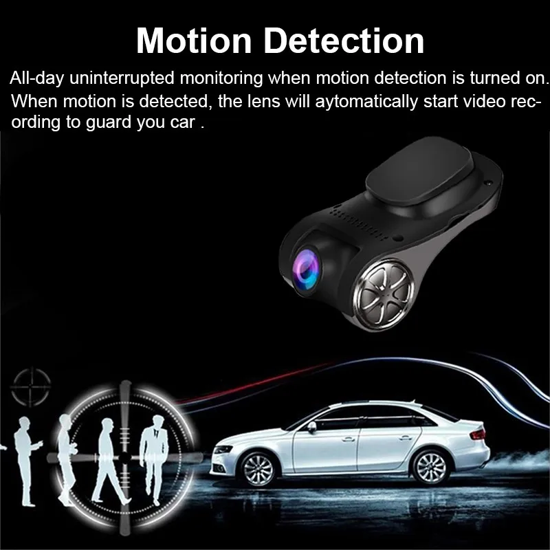U6 Android USB автомобильный видеорегистратор, видеорегистратор для вождения, ADAS 1080P Full HD, циклическая запись ночного видения, регистратор обнаружения движения