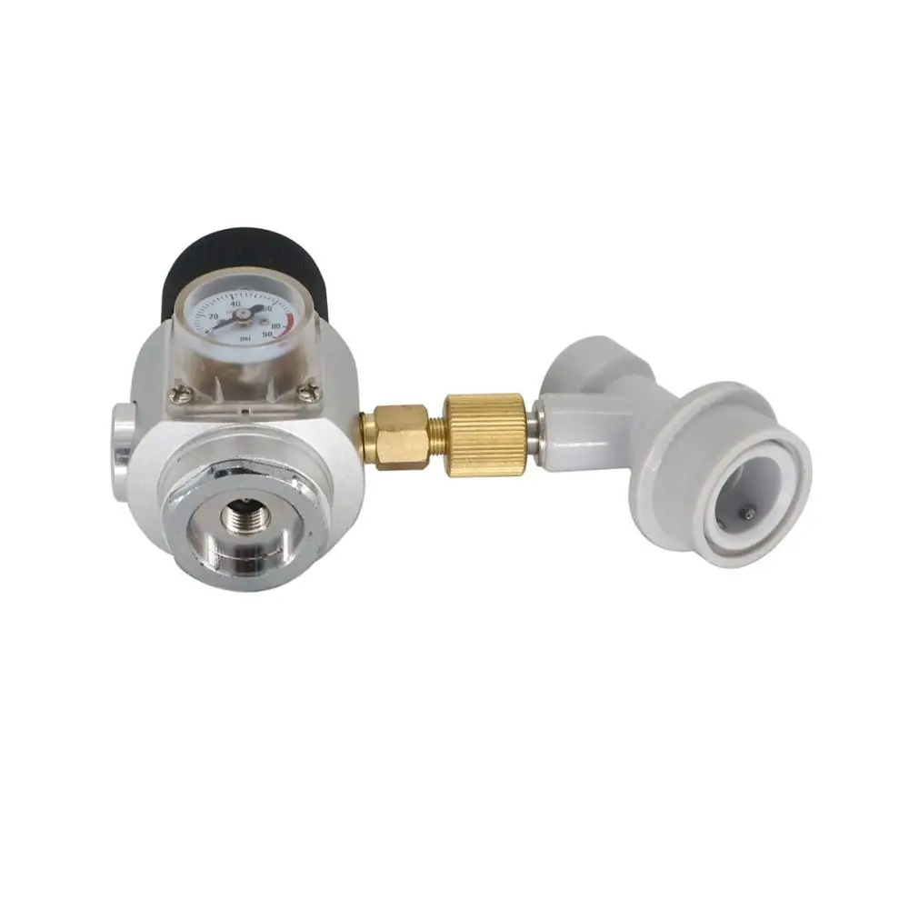 Мини-Регулятор газа CO2 с шариковым замком для регулятора co2 Регулятор резьбы 3/8