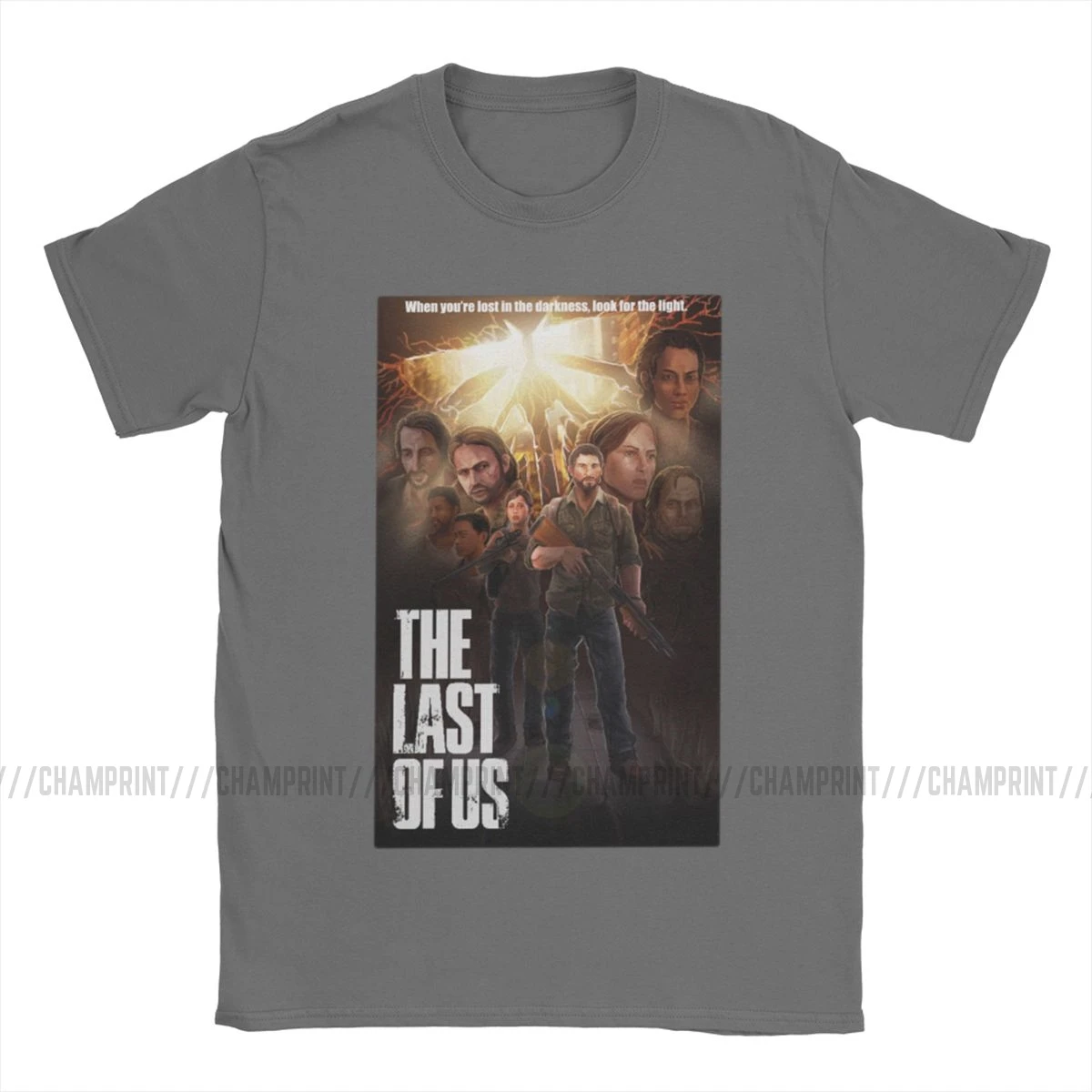 Мужская футболка с надписью The Last Of Us в стиле игры Элли 100% хлопок модная 2019