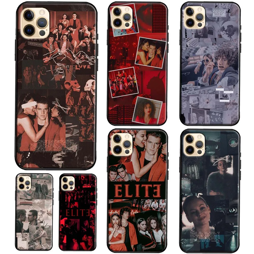 Spain TV Series ELITE For iPhone 12 14 Pro Max 13 mini Case For iPhone 11 14 Pro Max XS X XR SE 2020 7 8 Plus Cover