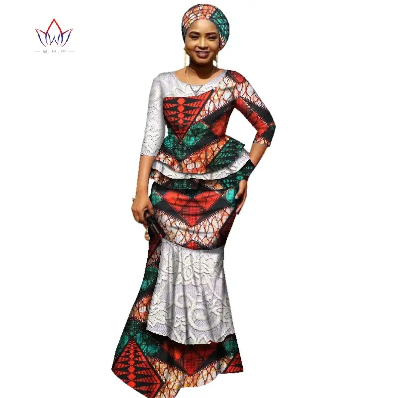 Женское платье в африканском стиле женский топ и юбка индивидуальный