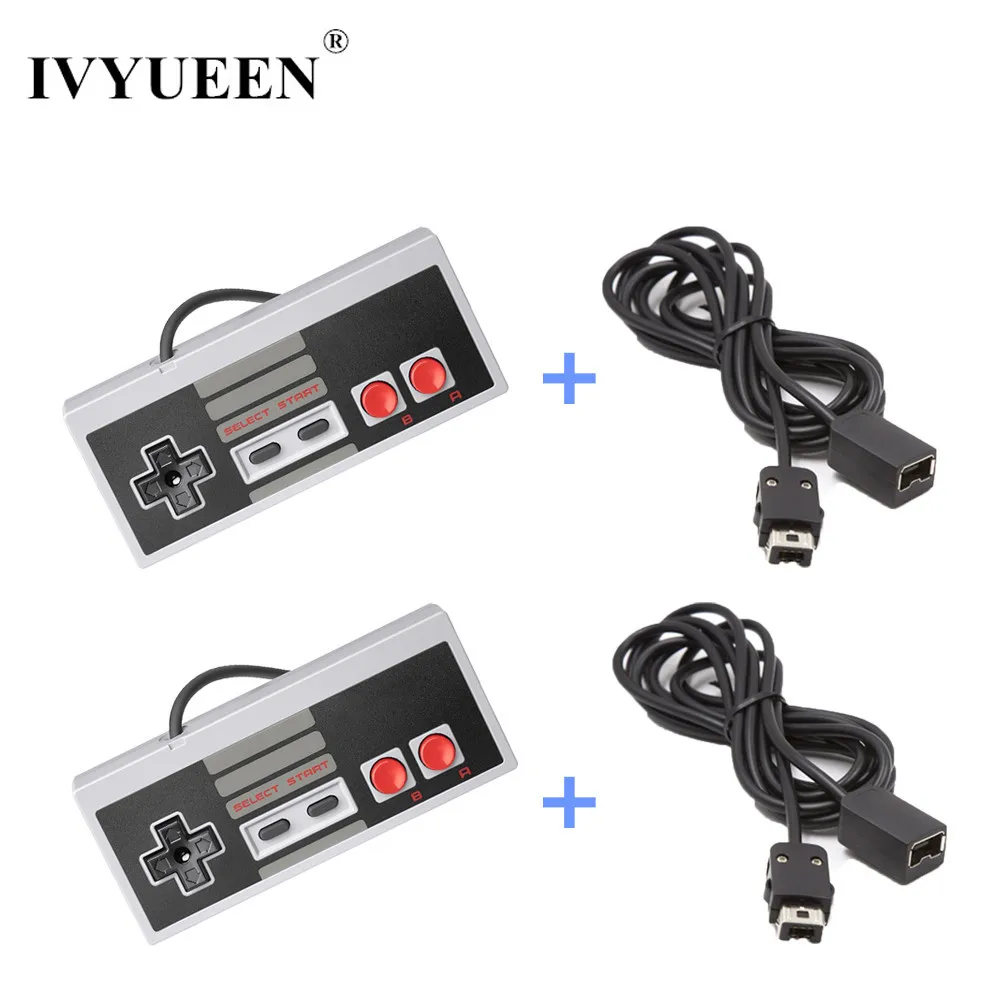 Игровой контроллер IVYUEEN для консоли Nintendo NES Mini Classic Edition с удлинительным кабелем 1 8