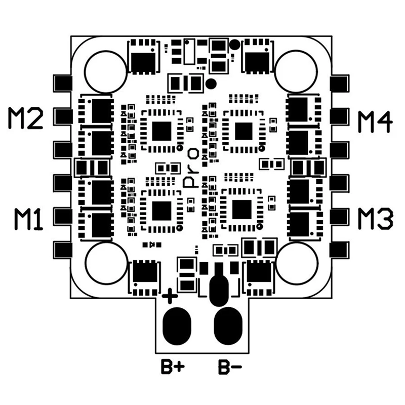 4 в 1 15A 2 4S Blheli_S Dshot600 бесщеточный ESC для радиоуправляемого дрона FPV Racing 20X20