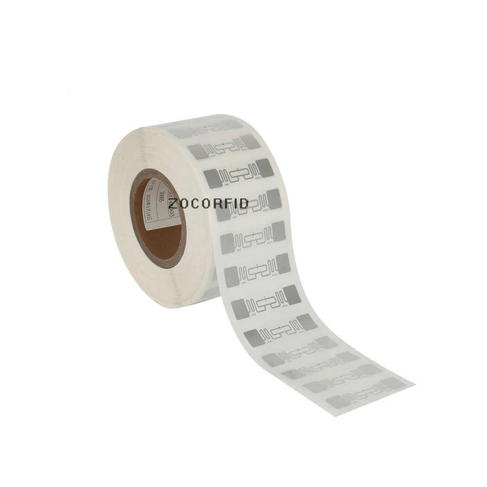 50 шт./лот 9662 UHF RFID наклейка ISO18000 6C(6B) H3 860 960MHZ Метка 73.5X21.2mm|IC/ID карты| |