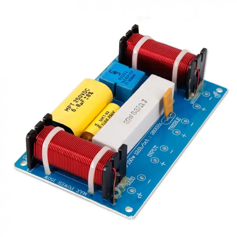 120 Вт динамик 3 полосный аудио Частотный разделитель громкий блока кроссовер