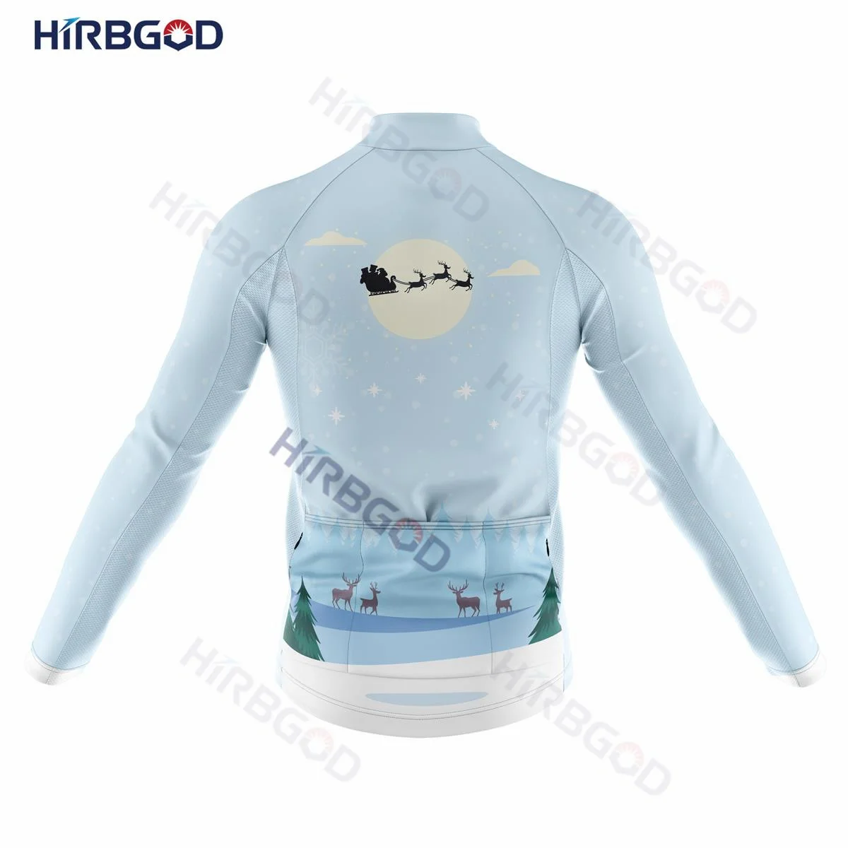 Новая мужская велосипедная одежда HIRBGOD 2022 Рождественская прямая продажа