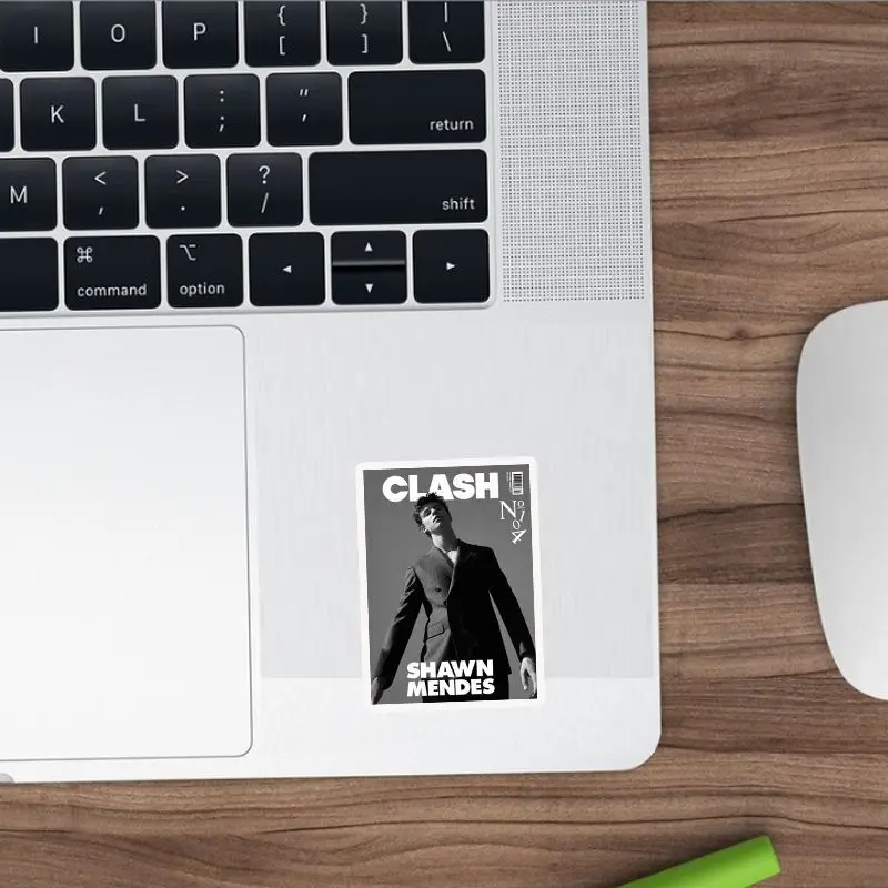 

25pcs Singer Shawn Mendes Waterproof Pvc Sticker For Luggage Skateboard Phone On Laptop Moto Bicycle Wall Guitar Stickers