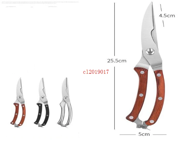 Куриных костей фрезы с деревянной ручкой нержавеющая сталь кухонный