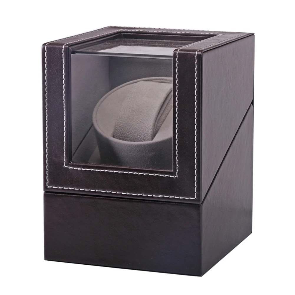 

Motor Shaker Collection Automatic Mechanical Rotation Jewelry Transparent Cover Case Watch Winder US Plug Display Box Organizer
