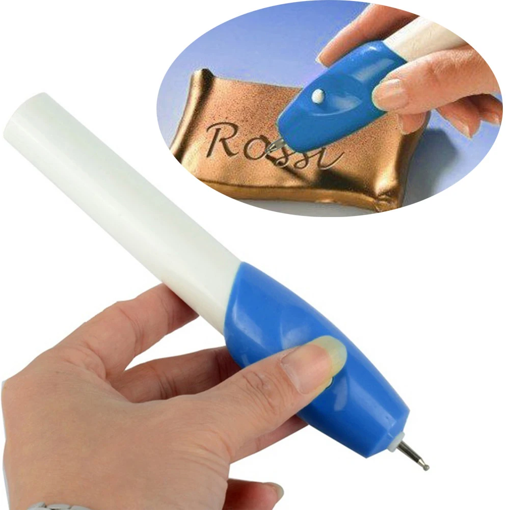 

12W Durable Portable Metal Battery Powered Multifunction DIY Easy Grip Wood Practical Engraving Pen