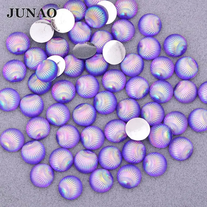 10mm-Purple AB JUNAO 7x15 мм фиолетовый розовый AB Стразы Смола аппликация из страз с плоской задней частью драгоценные камни не Швейные конский глаз камни для одежды ремесла - Цвет: 10mm-Purple AB