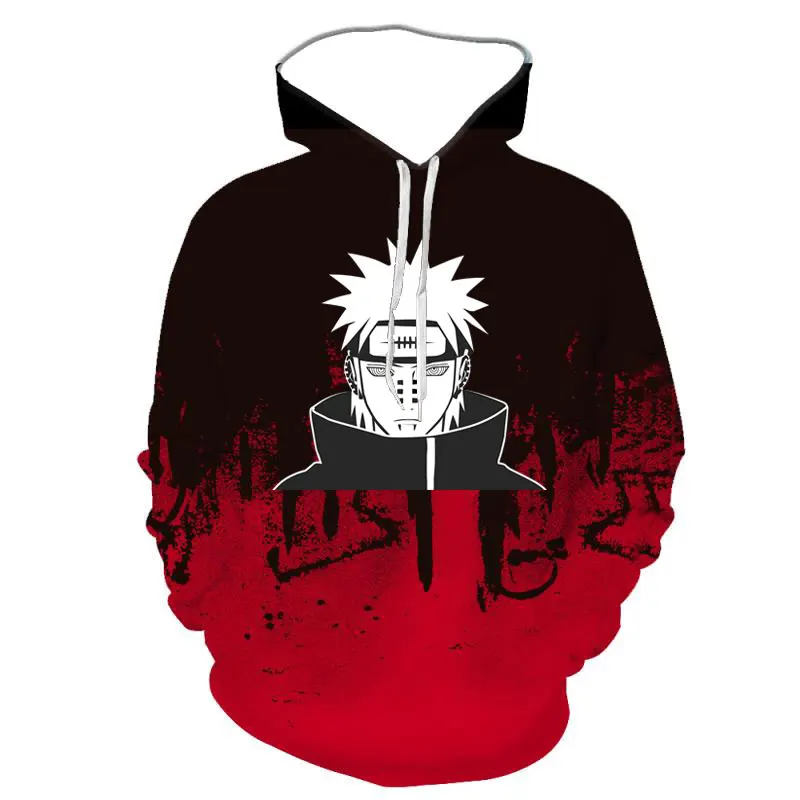 

Spring and Autumn Men's and Women's Hoodies 3D Printing Japanese Anime Kakashi Children's Pullover Sweatshirt Fashion Caot