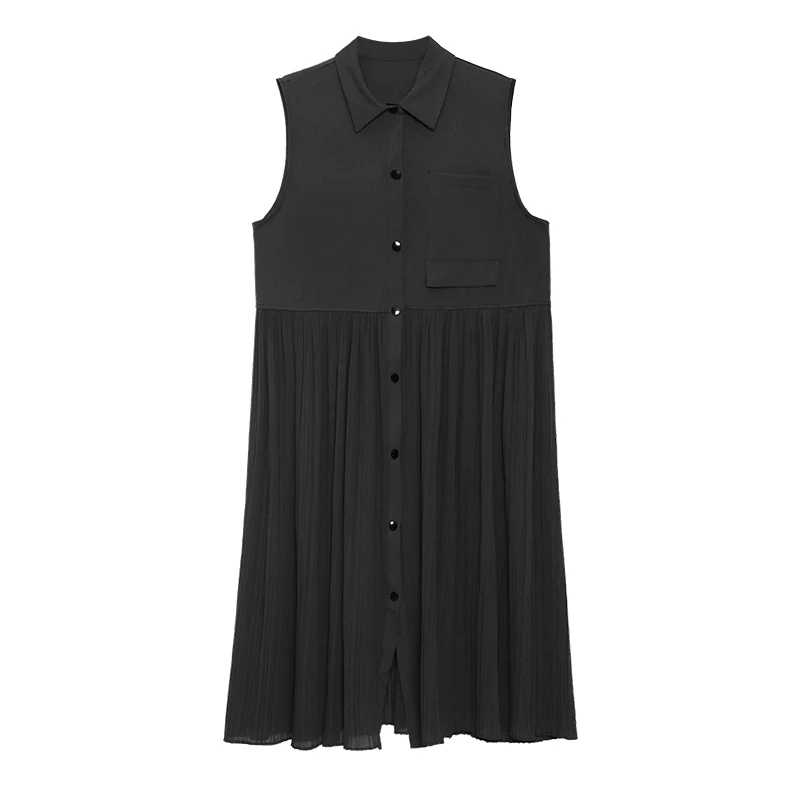 XUXI – robe Sexy sans manches pour femmes, Streetwear, ample, Slim, coréen, au-dessus du genou, jupe fine, été 2021, E2202