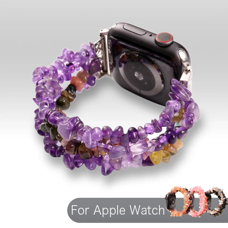 

Ремешок для наручных часов для Apple Watch Series SE 6 5 4, ювелирный браслет для женских часов, 38 мм 40 мм 42 мм 44 мм