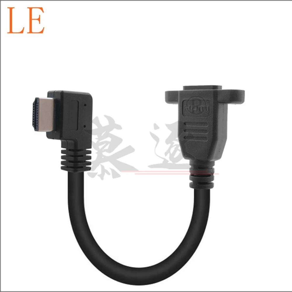 Кабель удлинитель с прямым углом креплением 2 0 штекер гнездо 4K * 2k 60 Гц 15