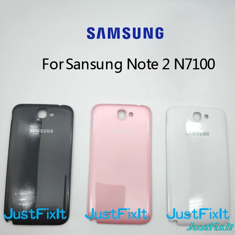 Крышка батареи для Samsung Galaxy Note 2 II N7100 N7105 I317 оригинальный мобильный телефон корпус