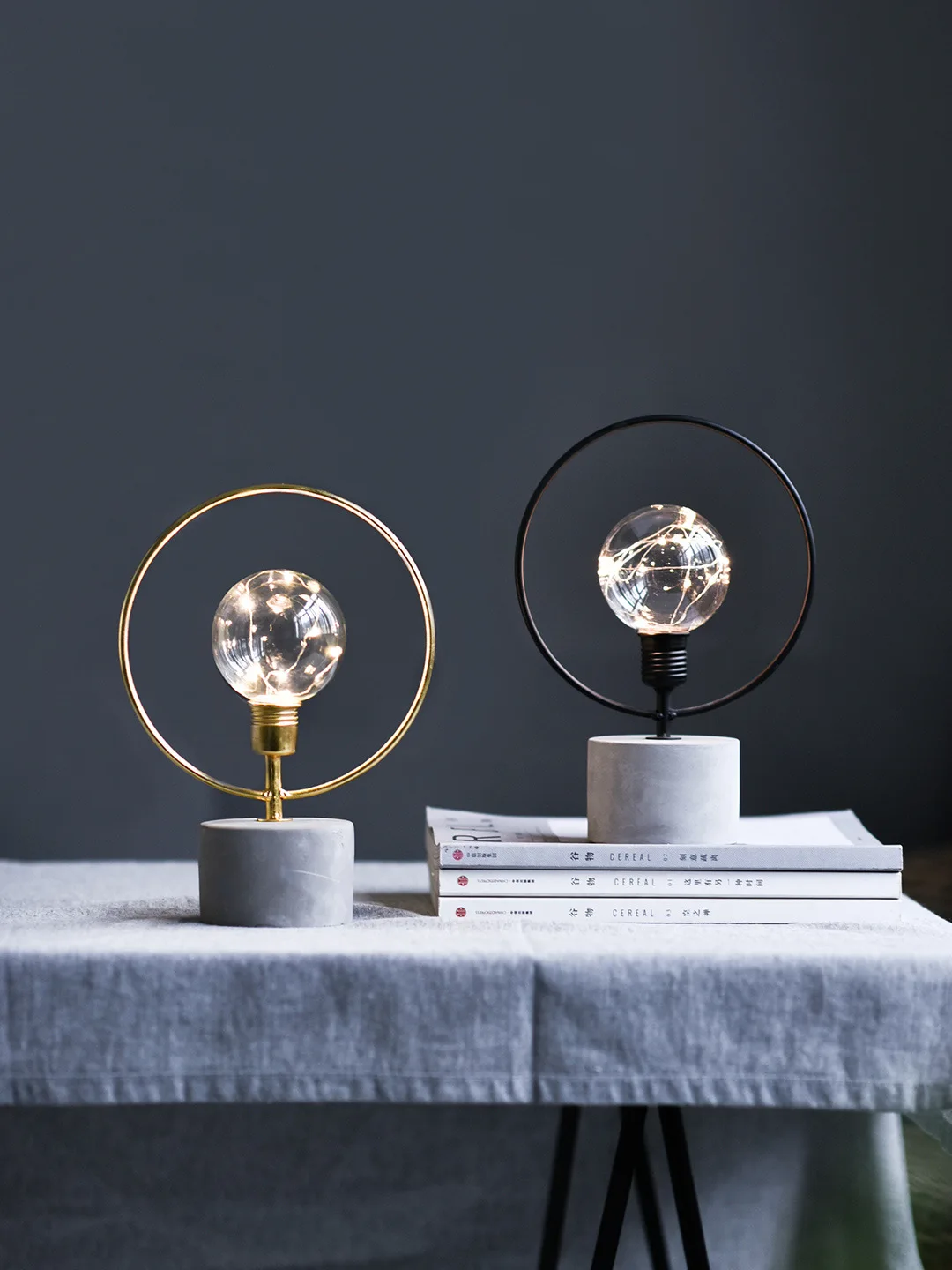 Железный Круглый Пластиковый базовый Ночной светильник украшение дома отель