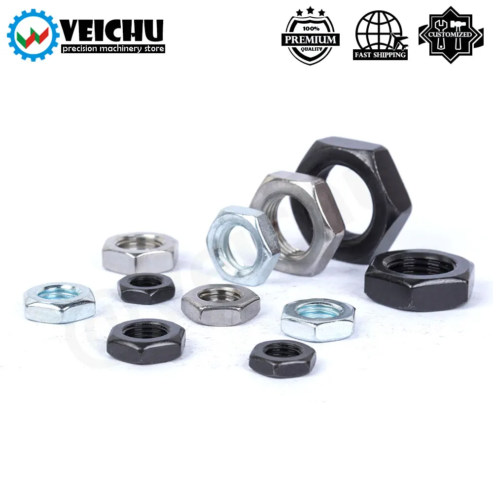 VEICHU 1/2/4/5/10/20 шт. M6/M8/M10/M12/M16 тонкая/грубая резьба углеродная/нержавеющая сталь