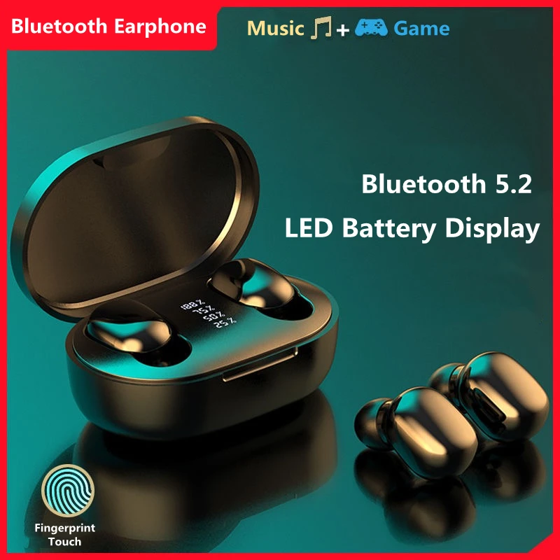 

TWS Bluetooth Earphones Charging Box Wireless Headphone Stereo Sports Earbuds Headsets With Microphone Waterproof fone de ouvido