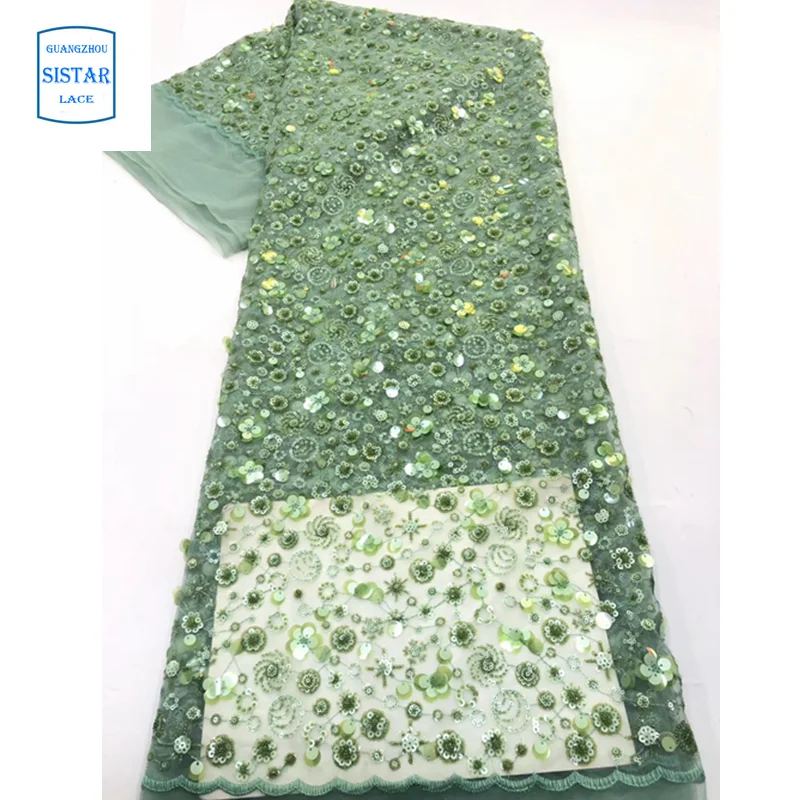 2020 нигерийские французские кружевные ткани тюль кружево с блестками Ткань