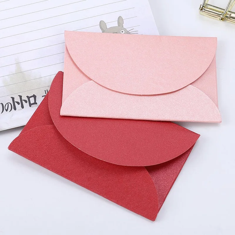 

1 Pcs Handmade Mini Envelopes Vintage Colored Pearl Blank Paper Envelope Wedding Invitation Envelope Christmas Gift Envelope