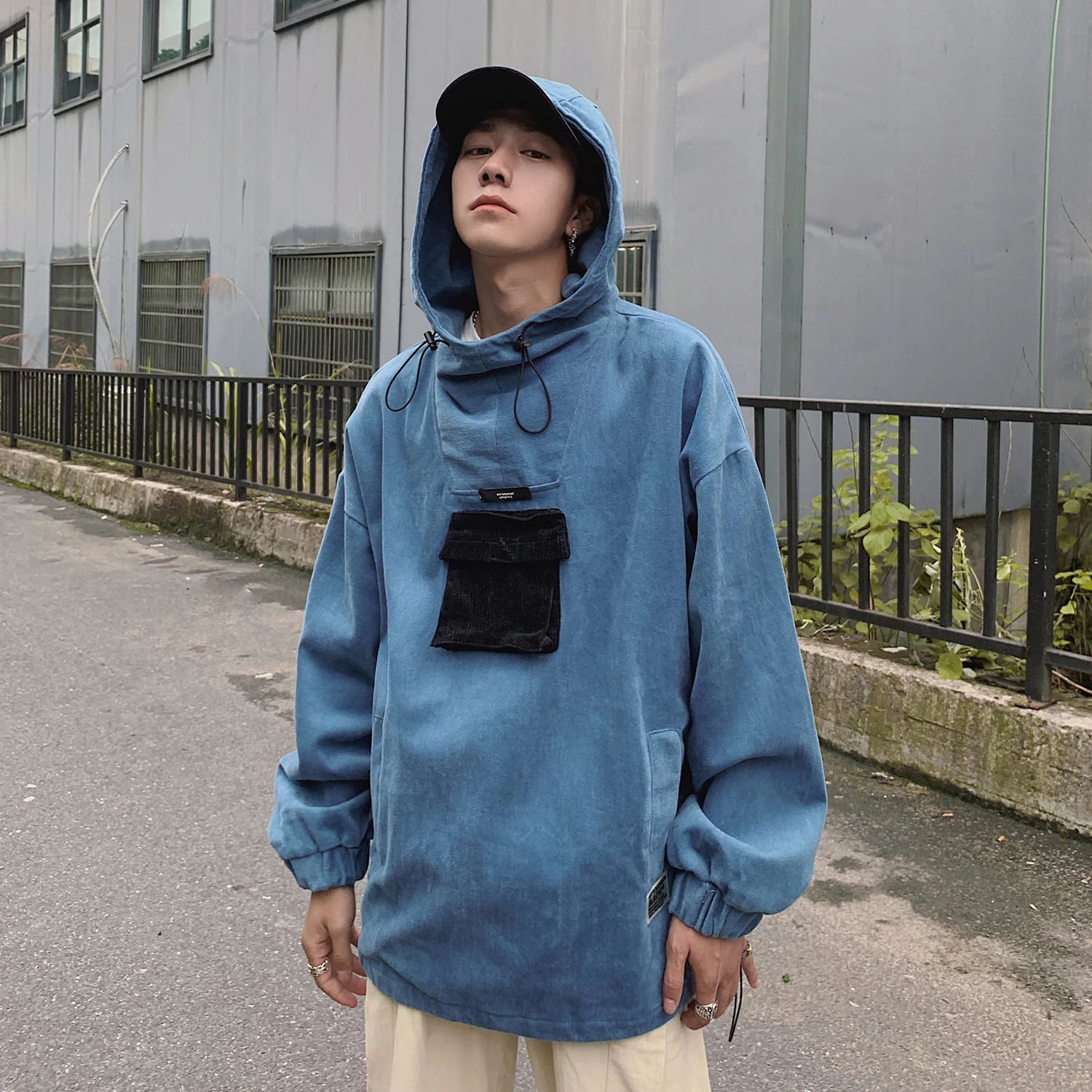 2019 мужская куртка с карманом и капюшоном на молнии толстовки хлопковые пальто