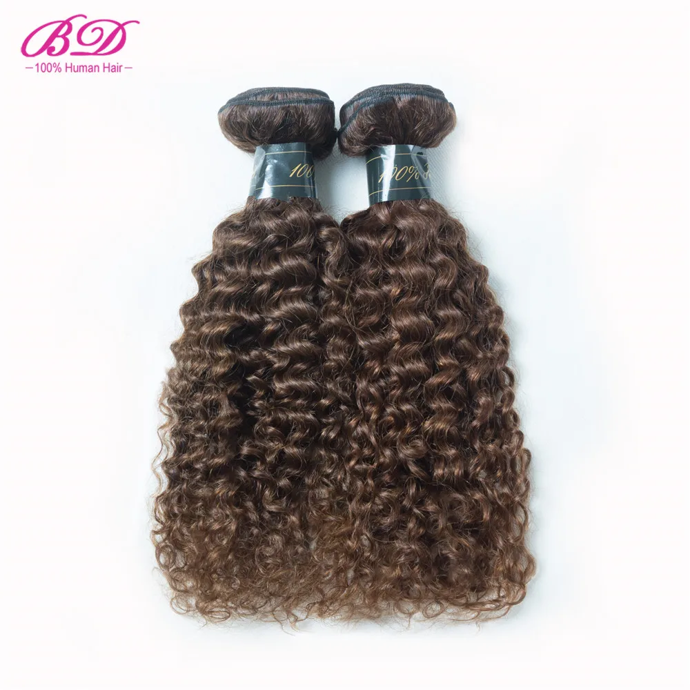 BD Hair кудрявые натуральные человеческие волосы желтые волнистые пучки 3 шт./лот