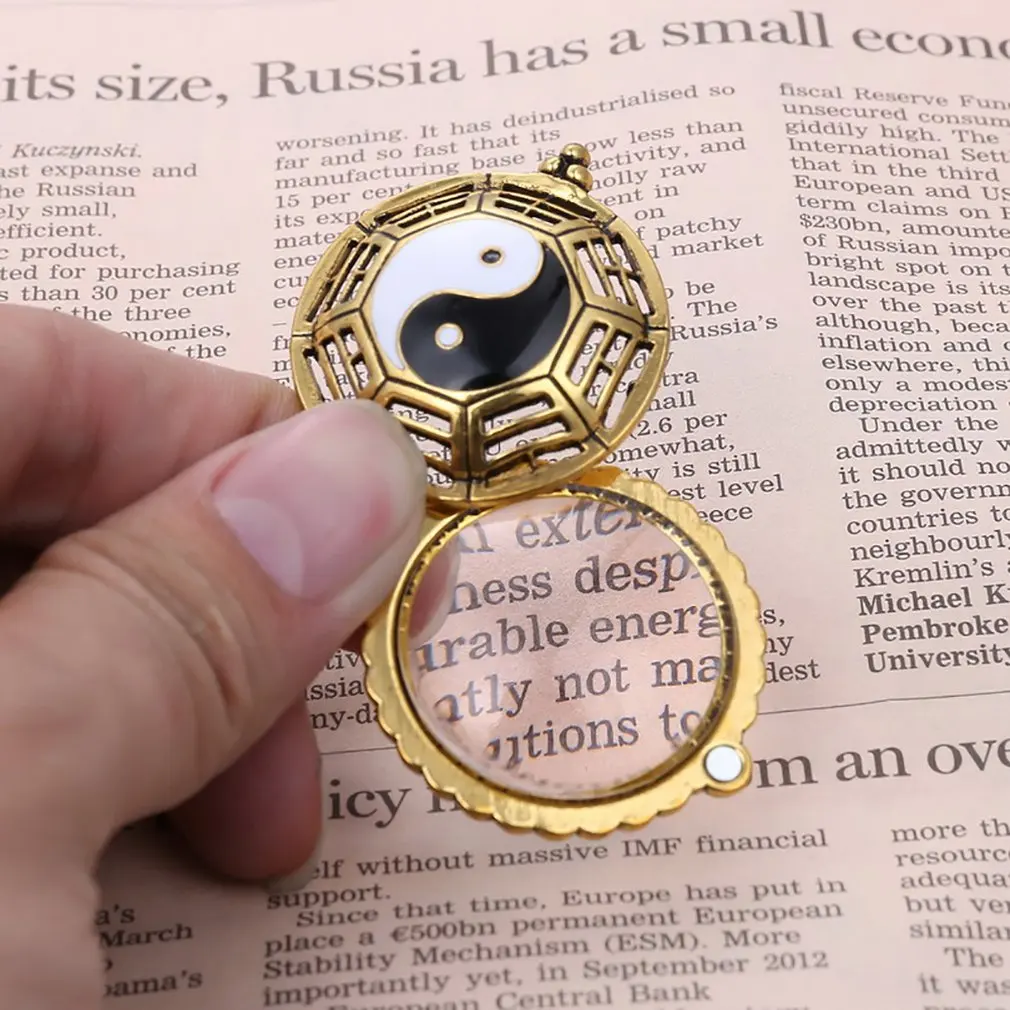 Yin-Yang Eight Diagrams Necklace Hanging Magnifier Lens with for Daily Wear Exquisite Workmanship | Украшения и аксессуары
