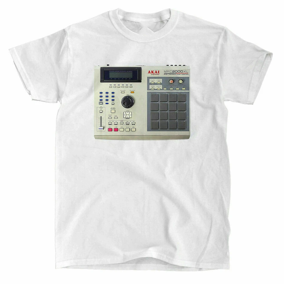 Neu Akai Mpc2000Xl Mpc белая футболка отправляется быстро! Высокое качество! Летний стиль