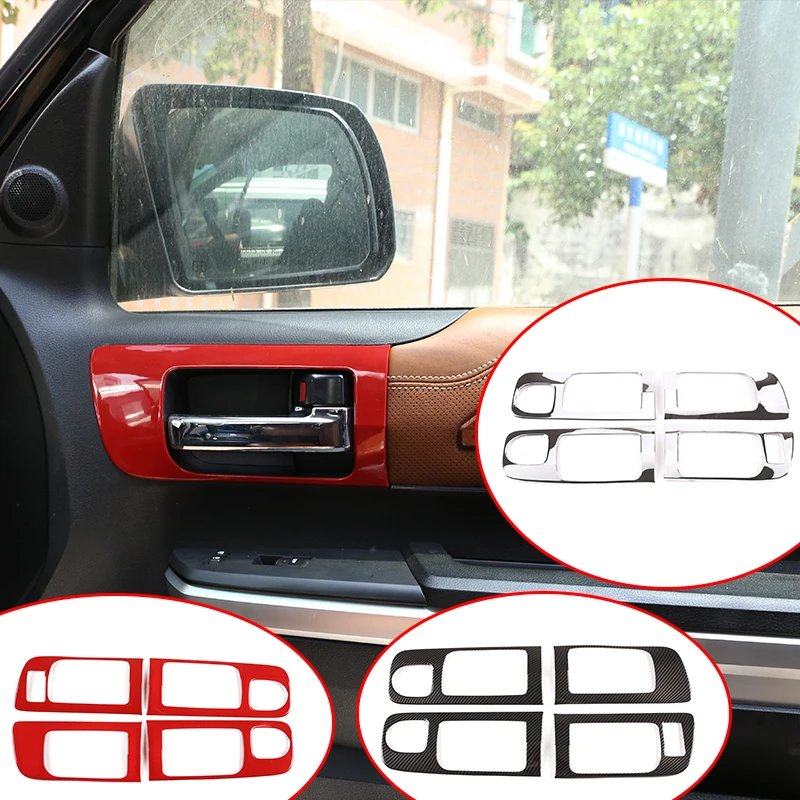 

Car Interior Door Trim for Toyota Tundra 14-21 ABS Accessories Car Inner Door Handle Frame Bowl Decoration Cover Car Decoration