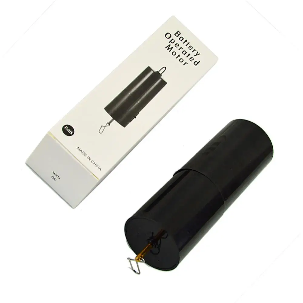 Sinos de Vento Rotativa do Motor Preto Bateria Fornecimento Vento Sino Decorações Motor Rotativo