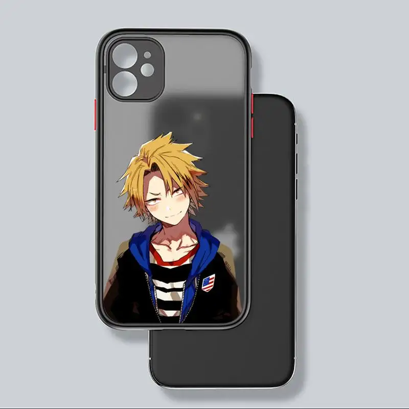 

My Boku No Hero Academia Phone Case For iphone 12 11 8 7 plus mini x xs xr pro max matte transparent cover