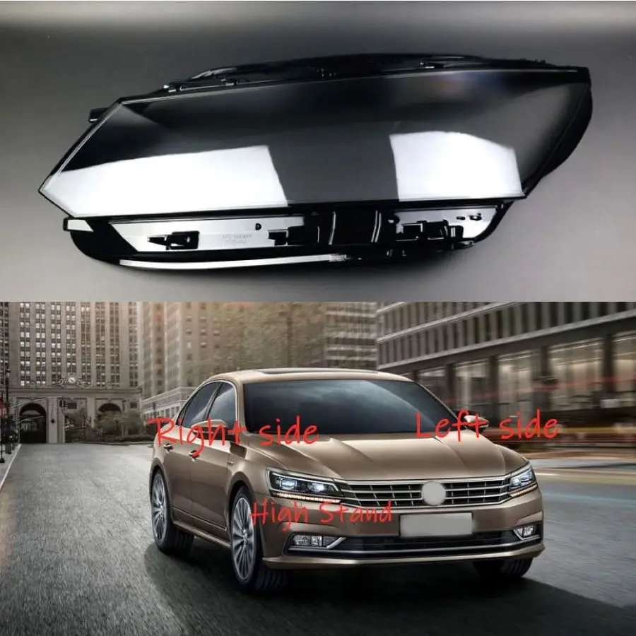 

Автомобильные фары объектив для Volkswagen VW Passat 2016 2017 2018 фар автомобиля крышка Рассеиватель фары авто чехол
