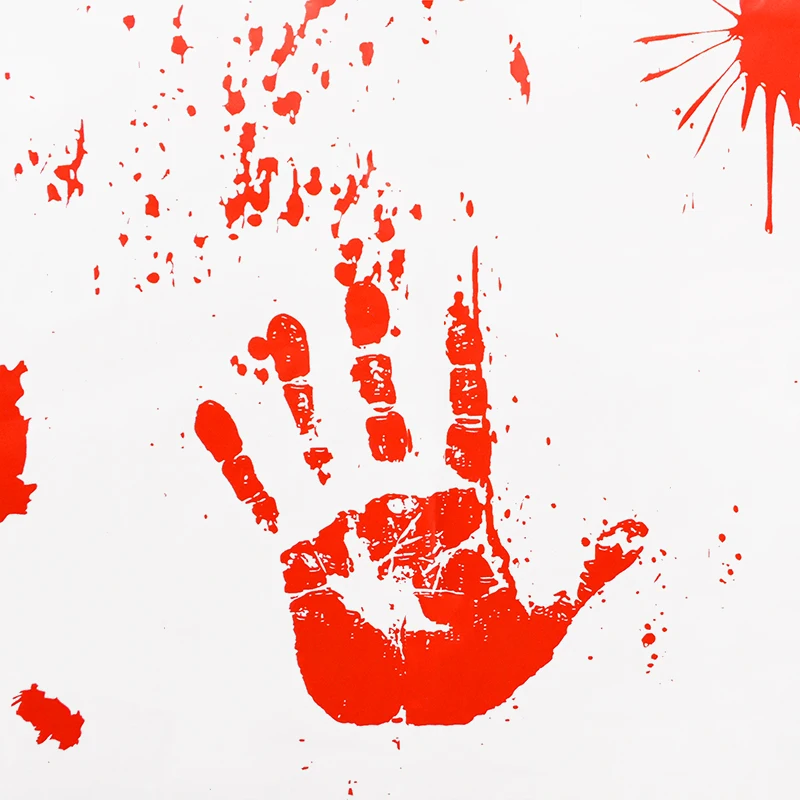 

1pc Horror Blood Handprint Tablecloth/Bloody Apron Halloween Decoration Butcher Cosplay Props Haunted House Scary Accessories