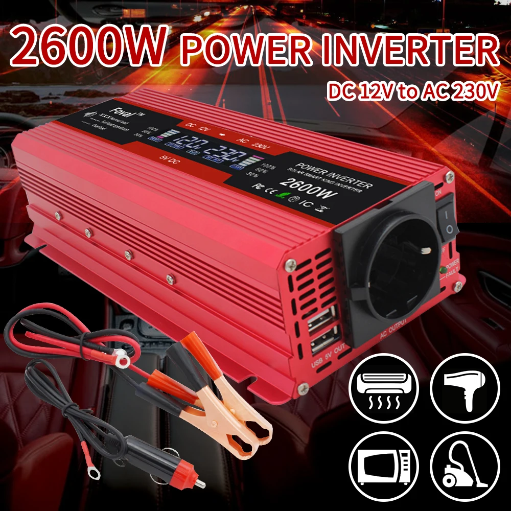 Автомобильный инвертор высокочастотный трансформатор 12V постоянного тока до 220V