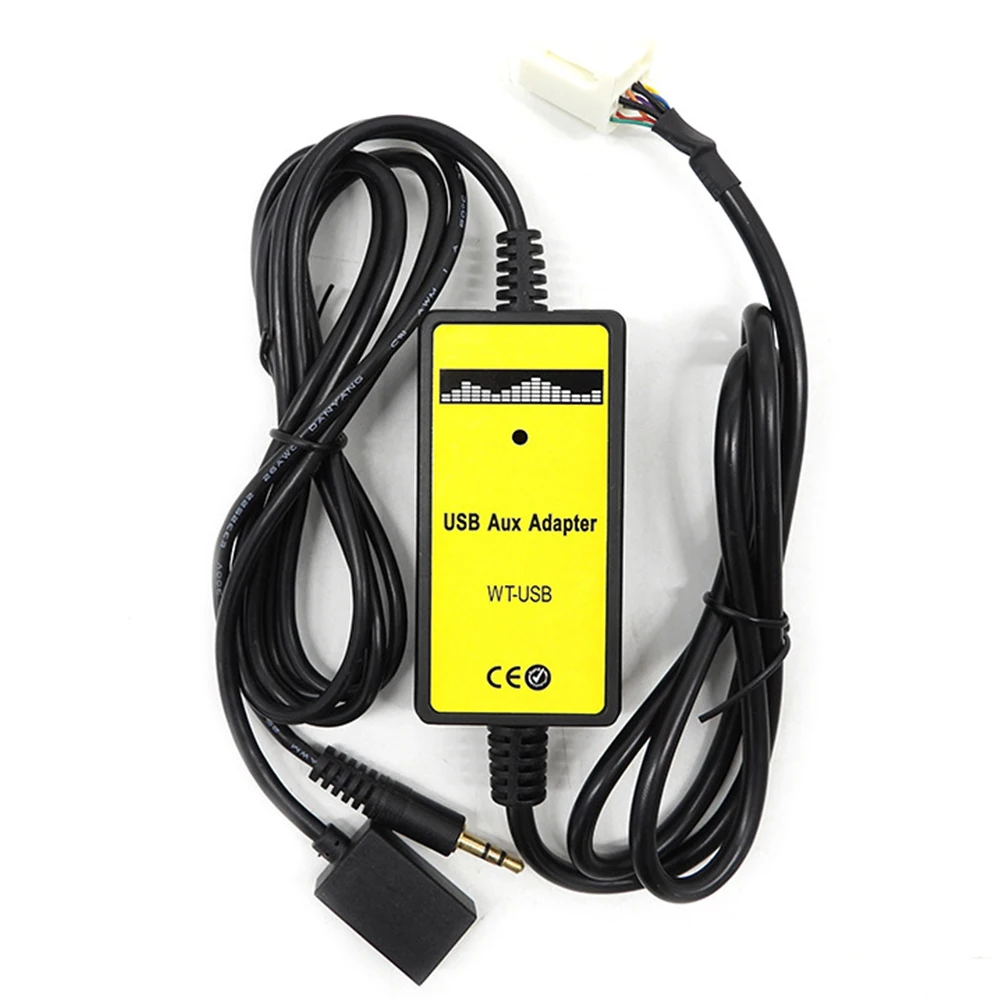 Music Car Audio Mini Easy Install AUX Adapter Portable Direct Fit Stable Durable USB Interface 3.5mm Professional MP3 Radio | Автомобили и