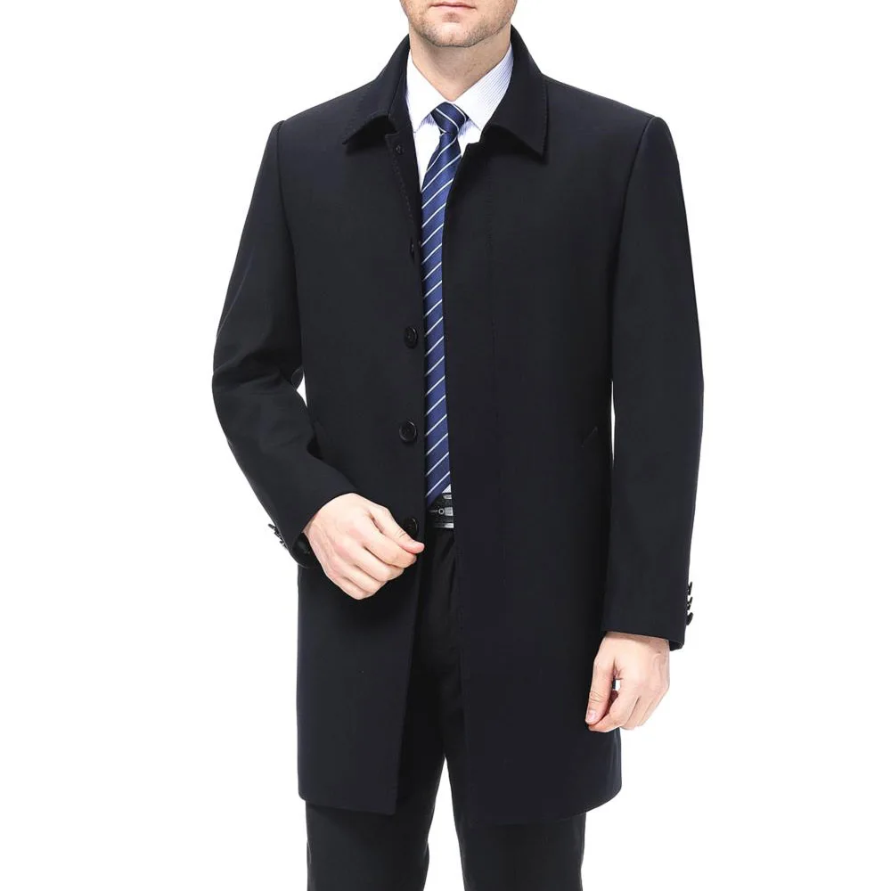 Mu Yuan Yang новые мужские осенние пальто Модные Повседневные Классические тренчи