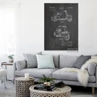 Патент на мотоцикл и скутер Vespa 1949, настенное искусство, постер, декор комнаты, печать, схема, настенные украшения