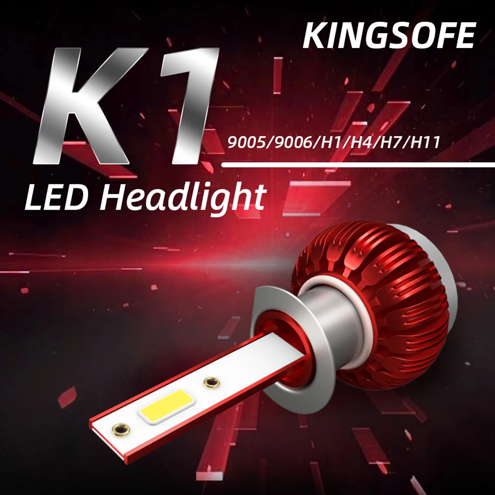2 шт. 36 Вт 3600LM K1 H1 LED COB комплект ламп для фар 6000K белые лампы автомобиля SUV|Передние